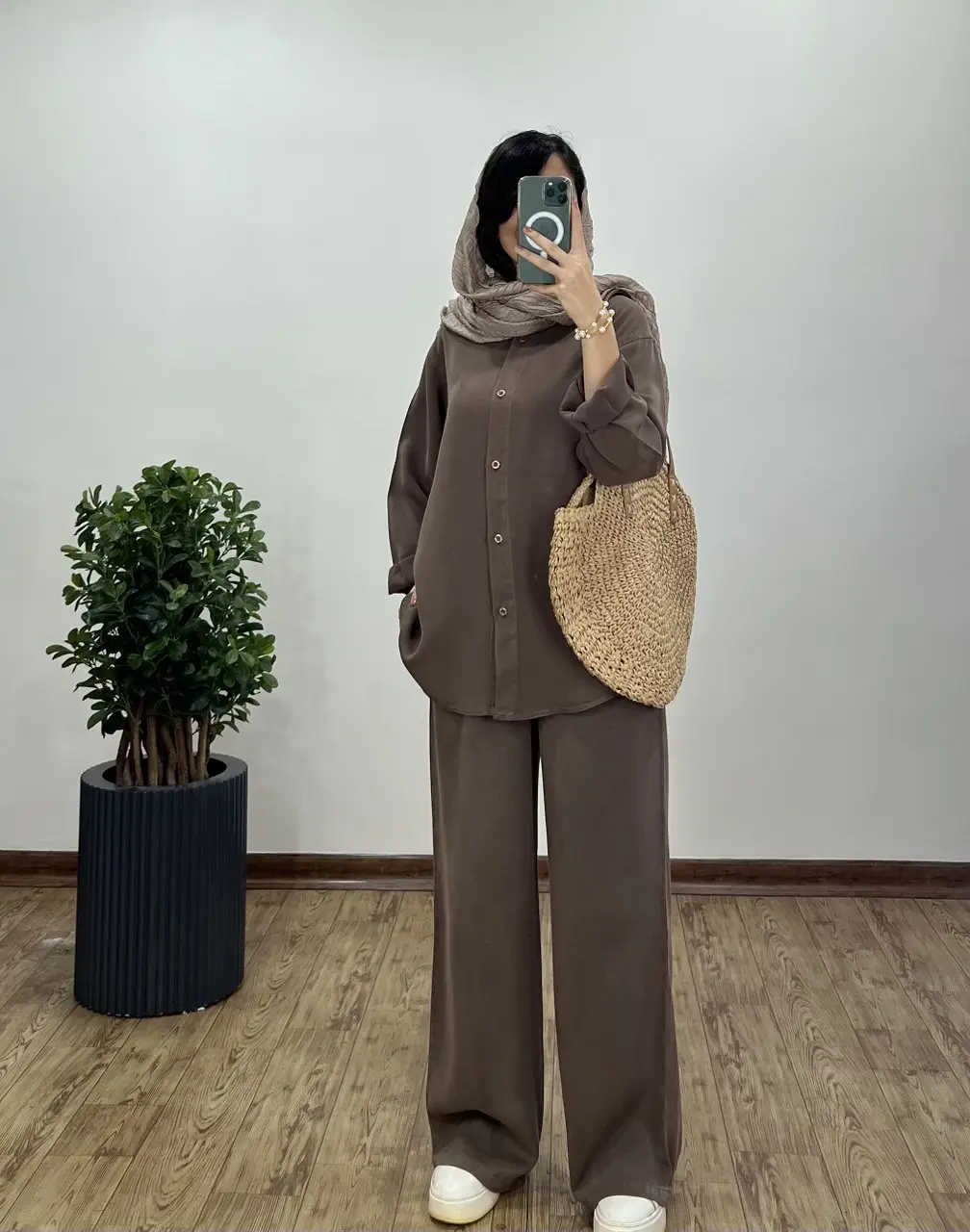 تونیک مانتویی سیلک لطیف